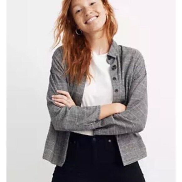 Madewell Tops - Madewell Bromley Shirt in Ronan Plaid soft flannel 100% cotton Women's XL